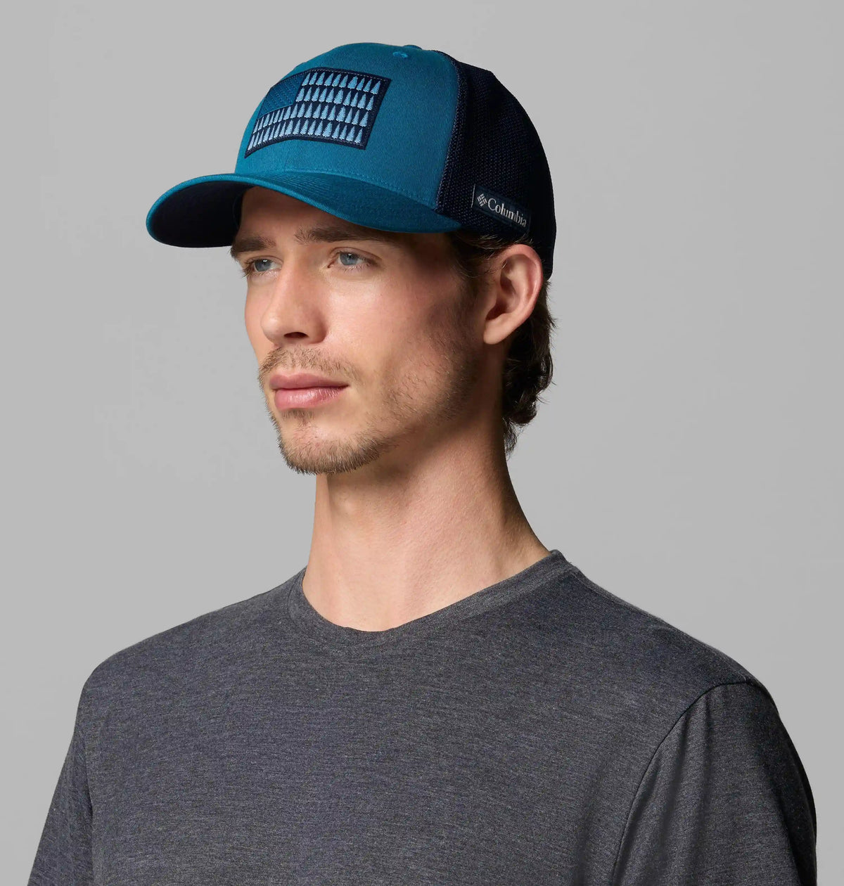Columbia Mesh Tree Flag Ball Cap
