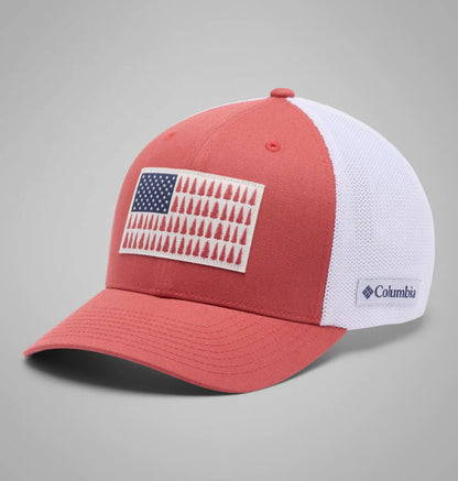 Columbia Mesh Tree Flag Ball Cap