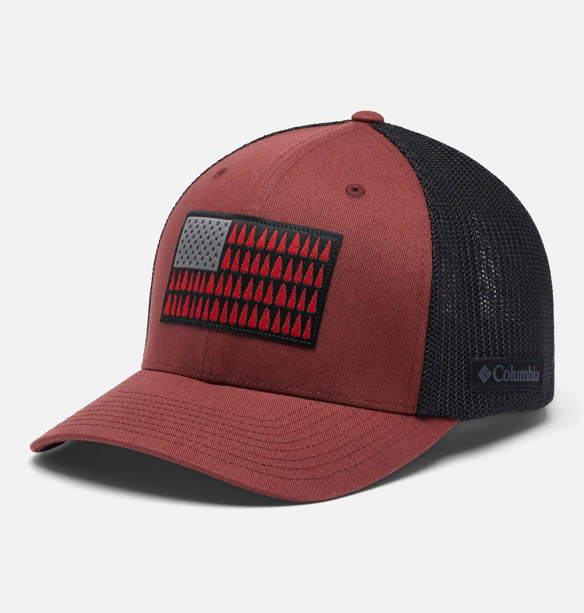 Columbia Mesh Tree Flag Ball Cap