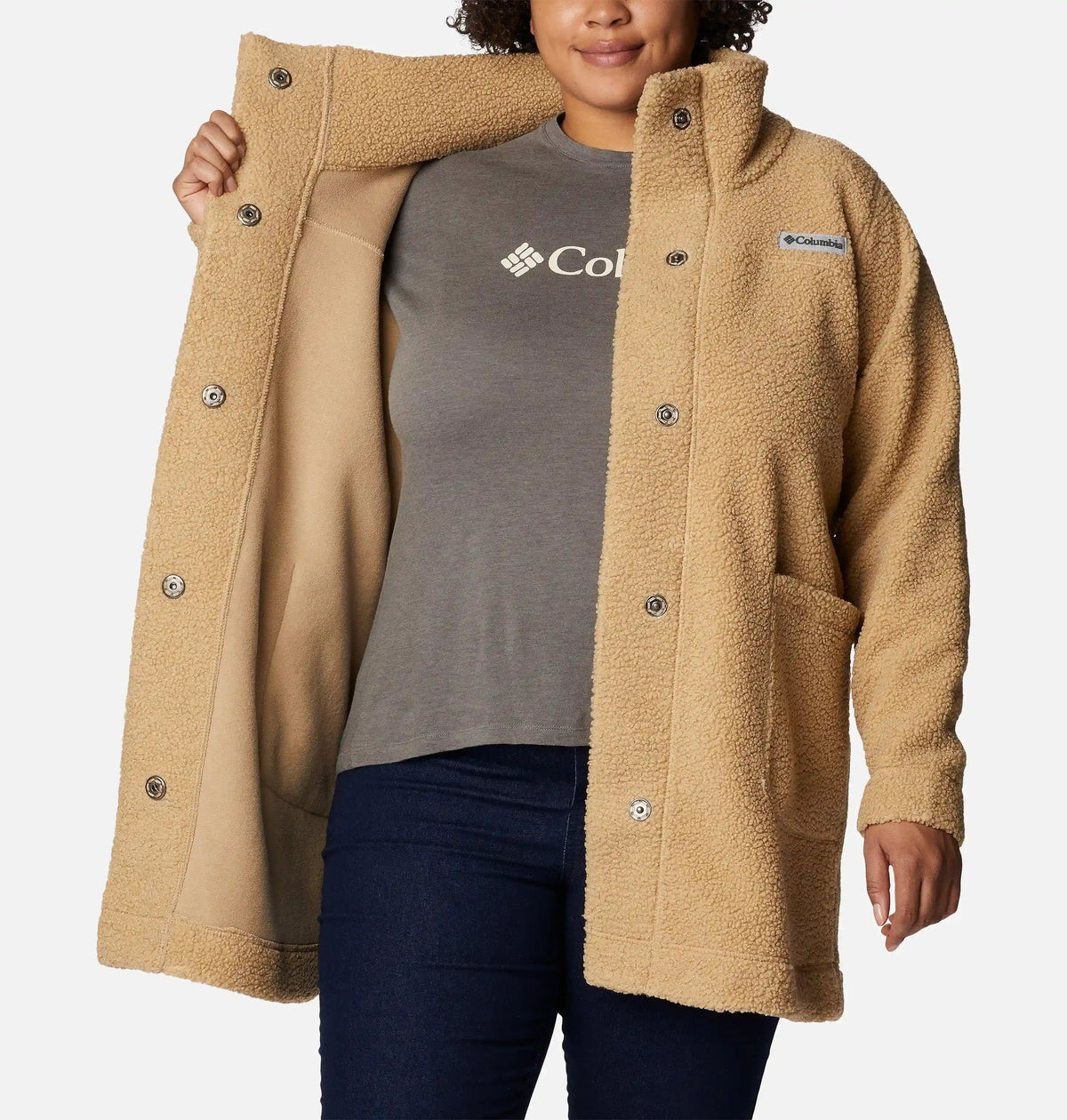 Women's Panorama Long Jacket - Plus Size