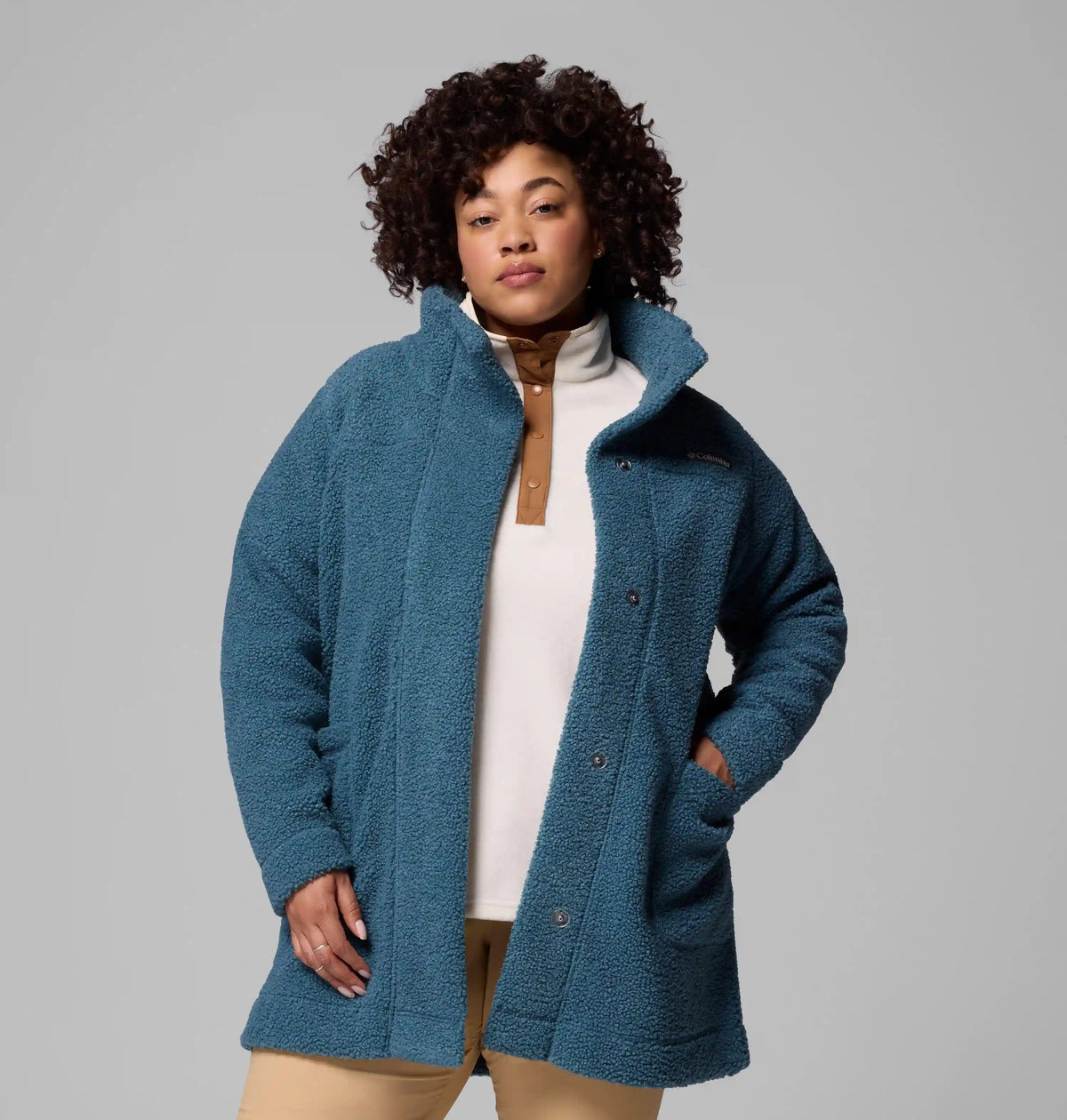 Women's Panorama Long Jacket - Plus Size
