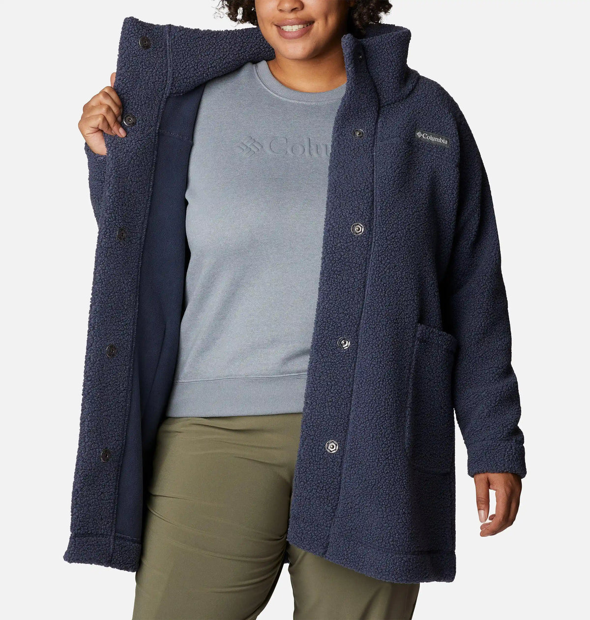 Women's Panorama Long Jacket - Plus Size