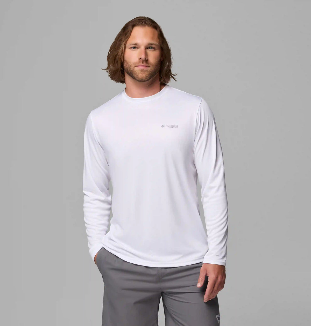 Men's Terminal Tackle PFG Fish Flag Long Sleeve Shirt
