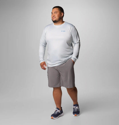 Men's PFG Terminal Tackle Fish Flag Long Sleeve Shirt - Big