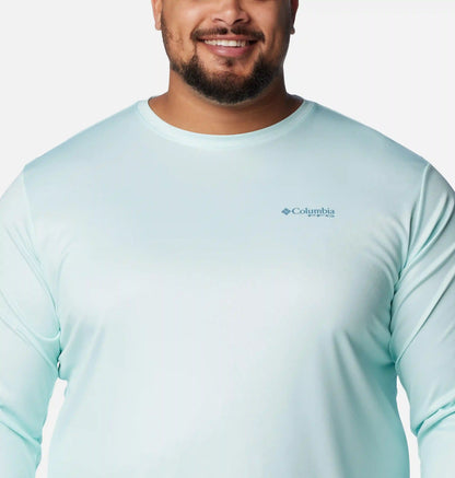Men's PFG Terminal Tackle Fish Flag Long Sleeve Shirt - Big