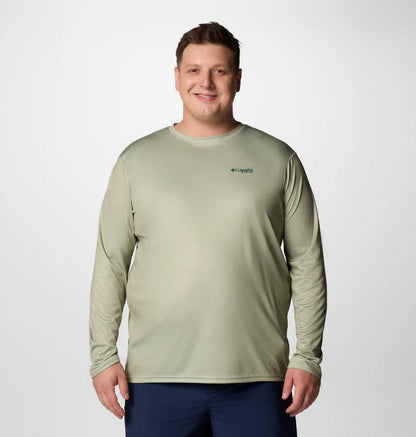 Men's PFG Terminal Tackle Fish Flag Long Sleeve Shirt - Big