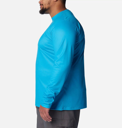 Men's PFG Terminal Tackle Fish Flag Long Sleeve Shirt - Big