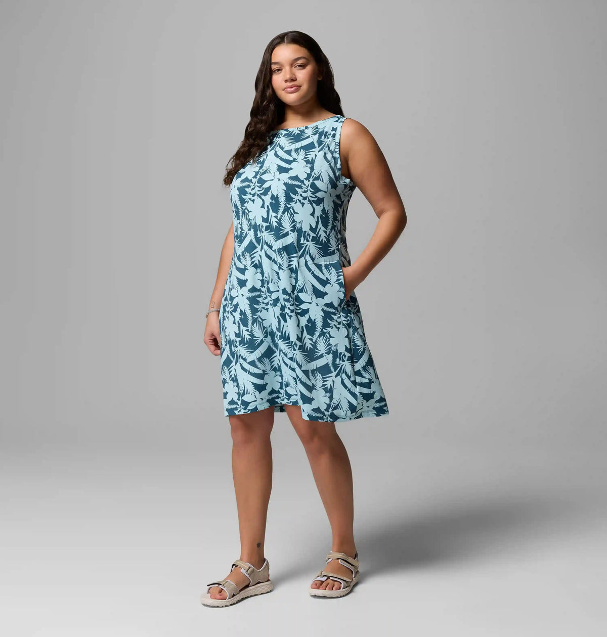 Women's Chill River Printed Dress - Plus Size