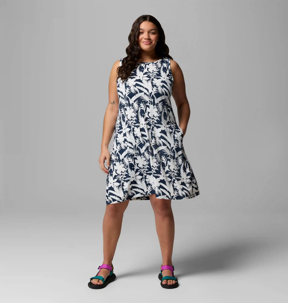 Women's Chill River Printed Dress - Plus Size
