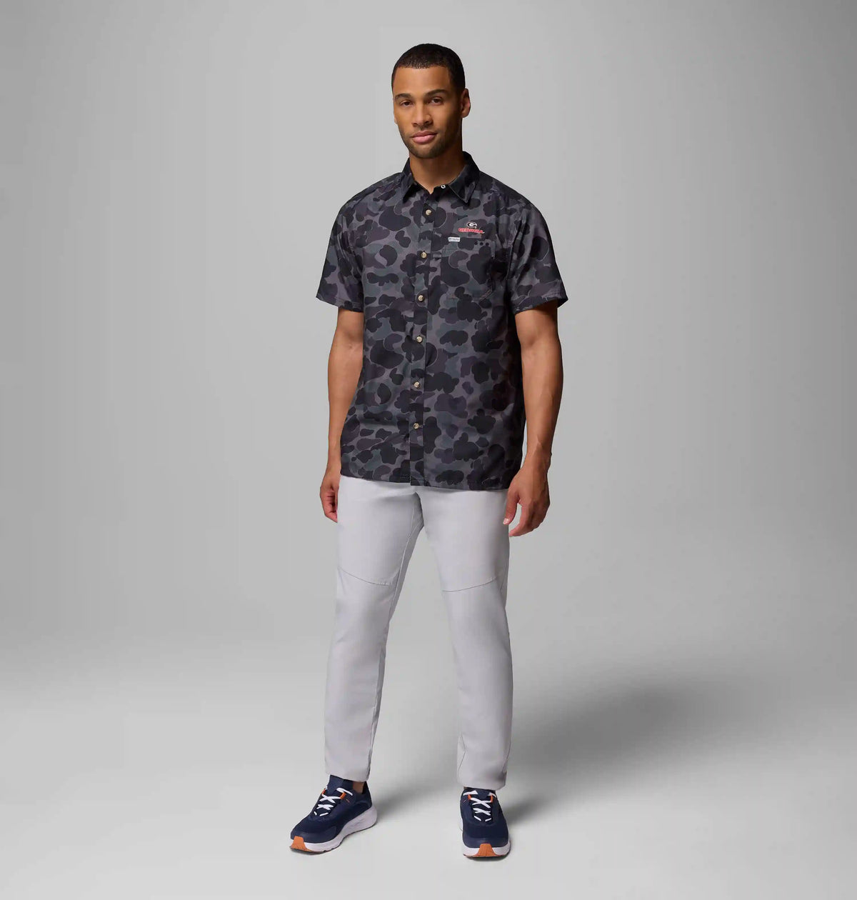 Men's Collegiate PFG Super Slack Tide Shirt - Georgia