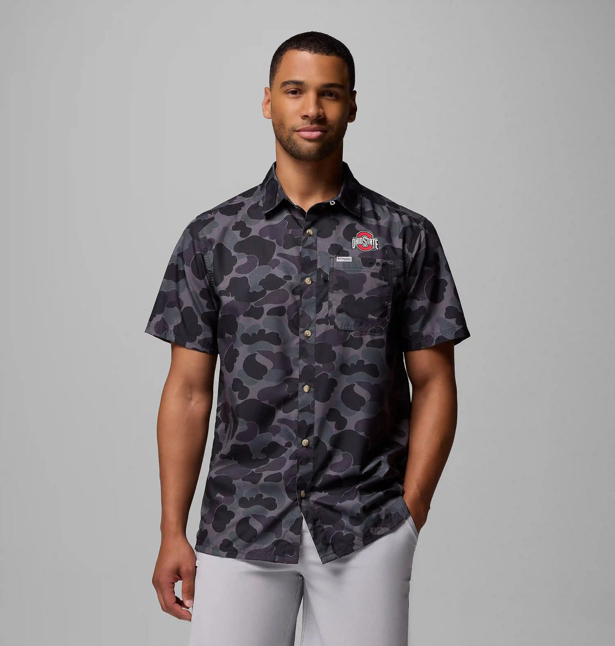 Men's Collegiate PFG Super Slack Tide Shirt - Ohio State