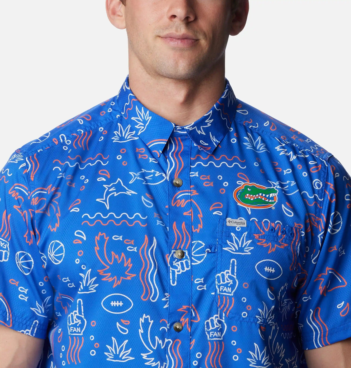 Men's Collegiate PFG Super Slack Tide Shirt - Florida