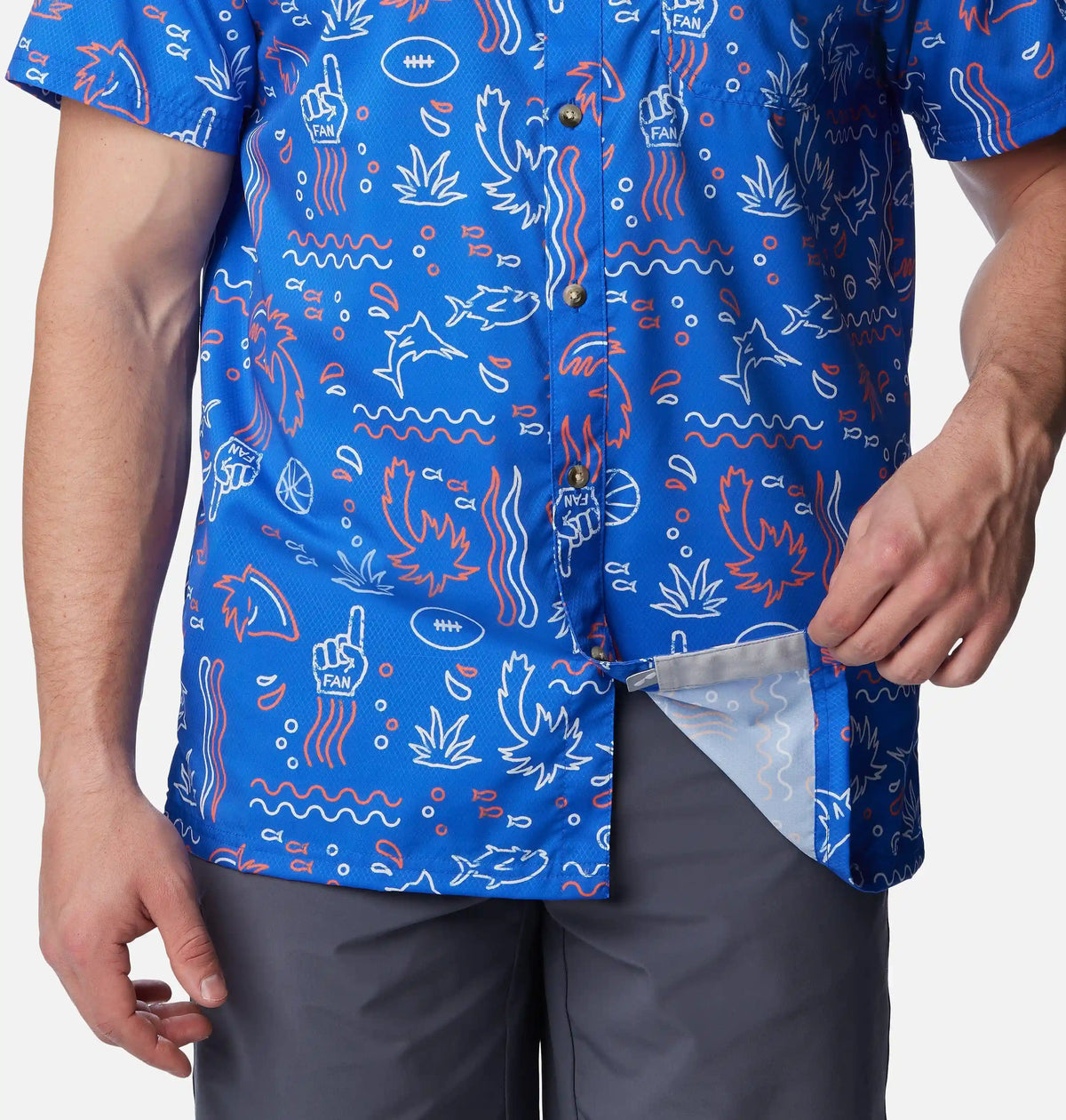 Men's Collegiate PFG Super Slack Tide Shirt - Florida