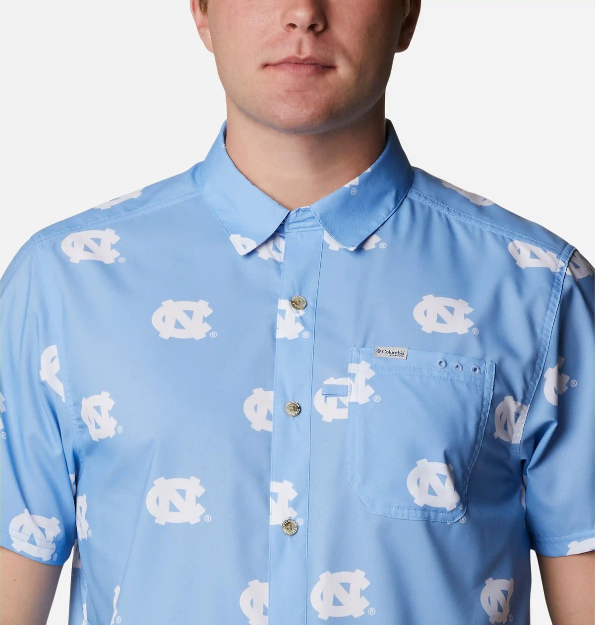 Men's Collegiate PFG Super Slack Tide Shirt - North Carolina