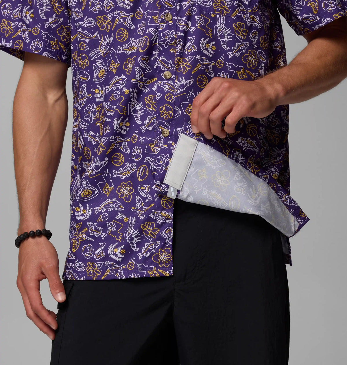 Men's Collegiate PFG Super Slack Tide Shirt - LSU