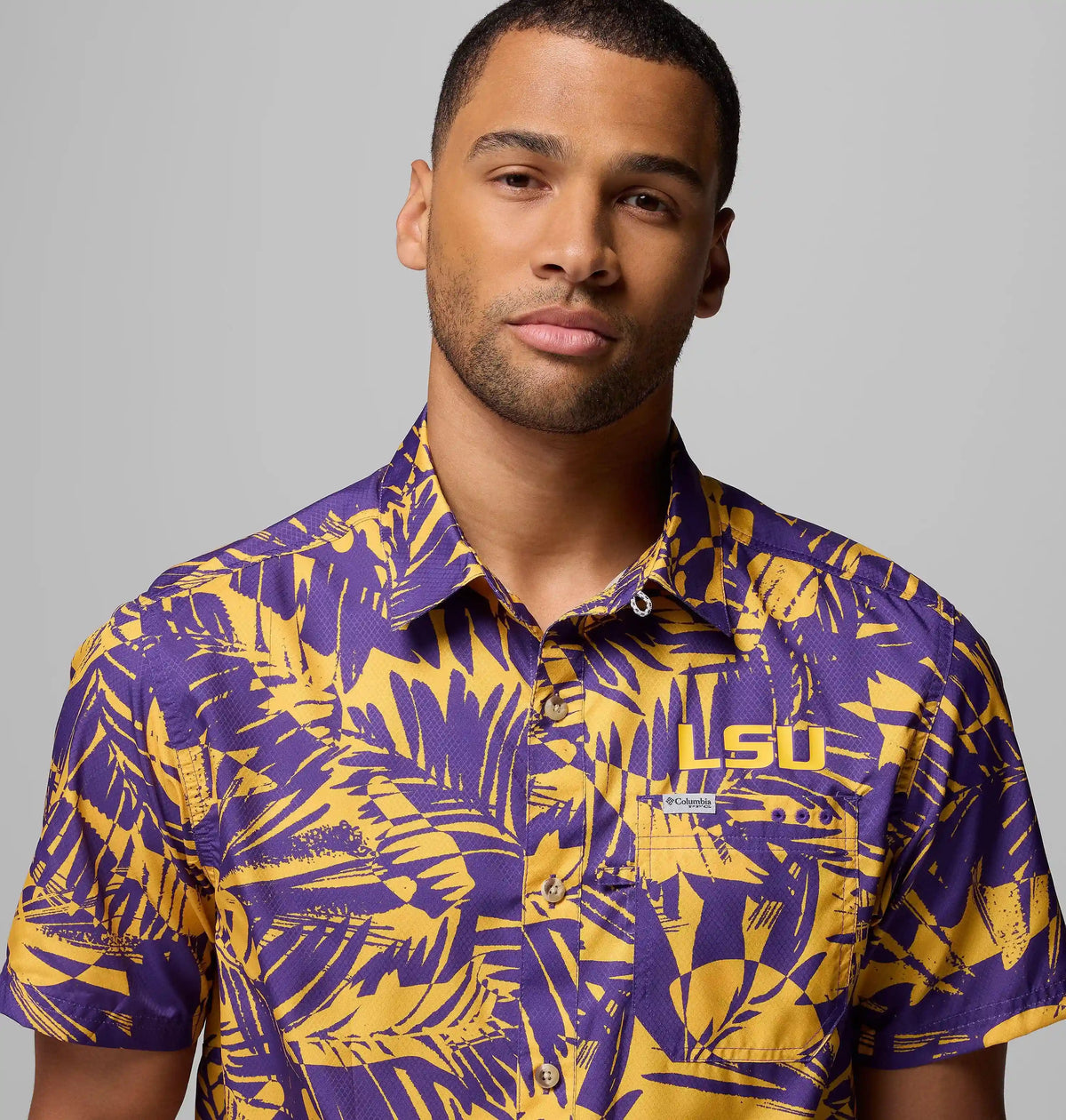 Men's Collegiate PFG Super Slack Tide Shirt - LSU