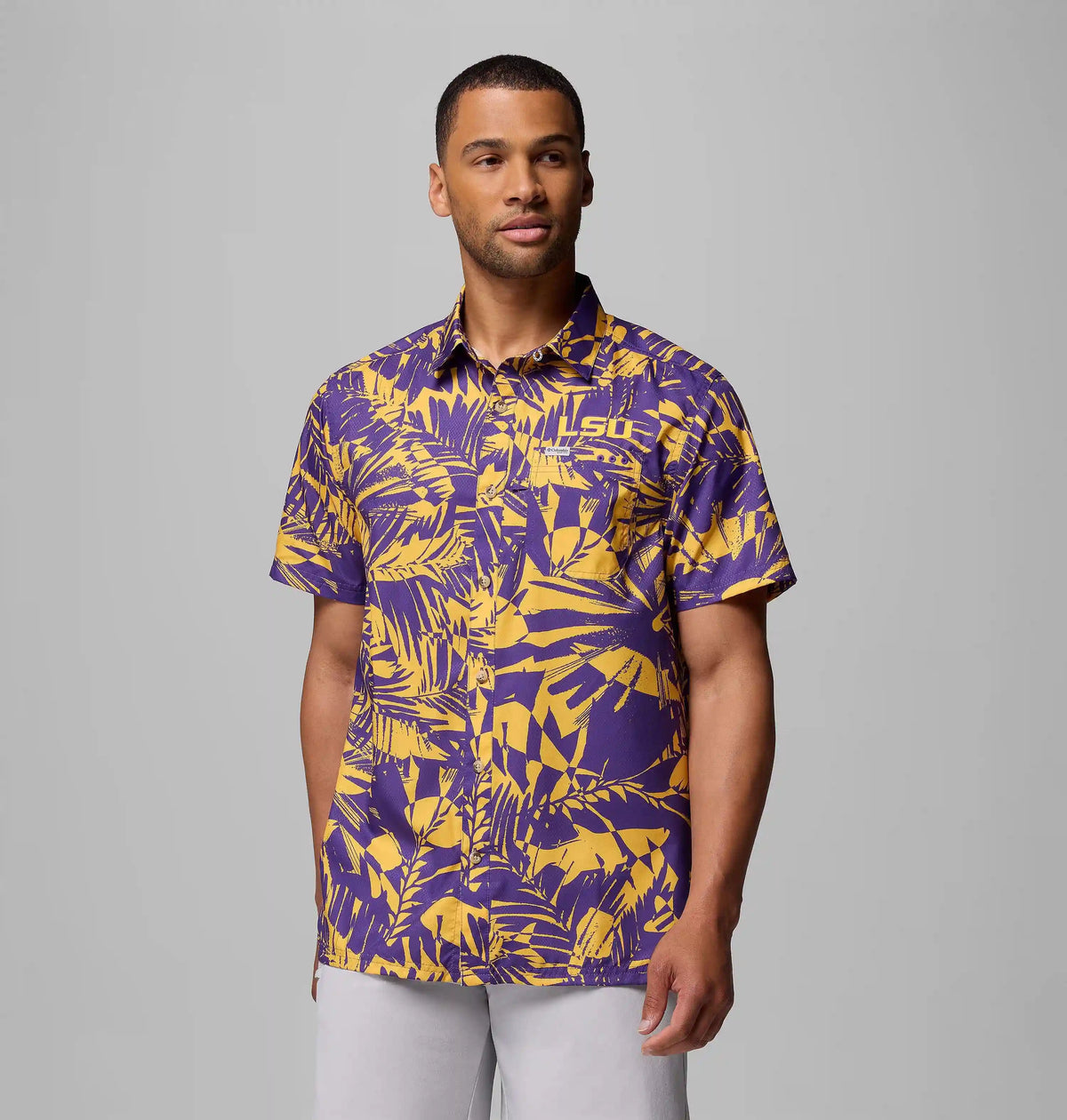 Men's Collegiate PFG Super Slack Tide Shirt - LSU