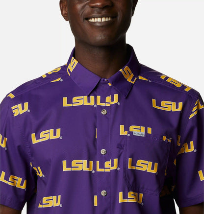 Men's Collegiate PFG Super Slack Tide Shirt - LSU