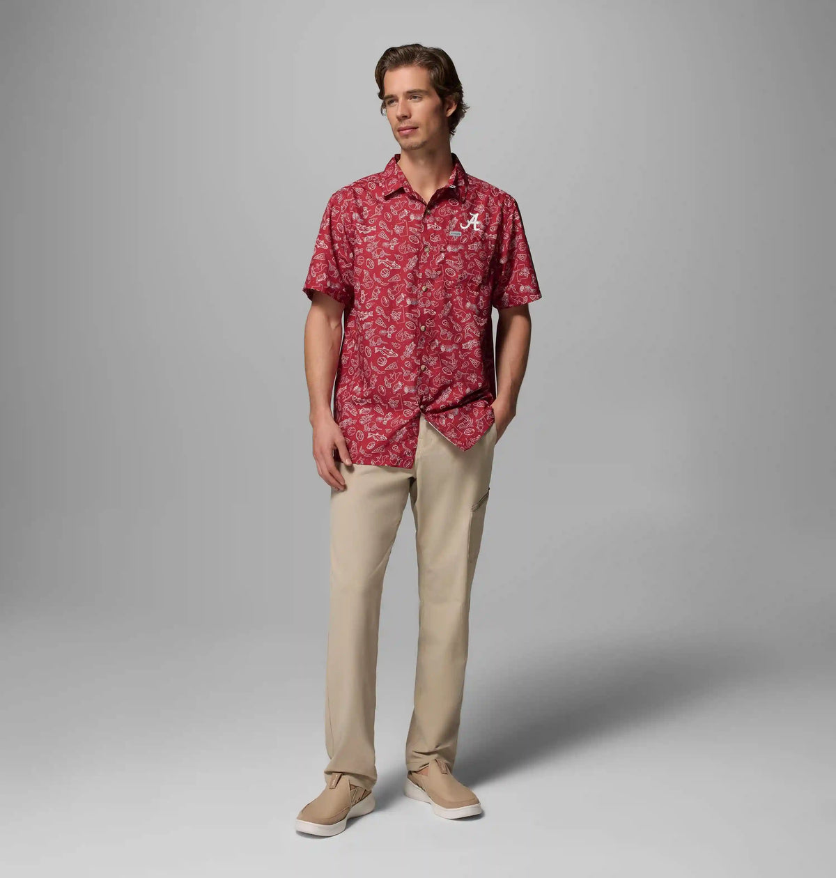 Men's Collegiate PFG Super Slack Tide Shirt - Alabama