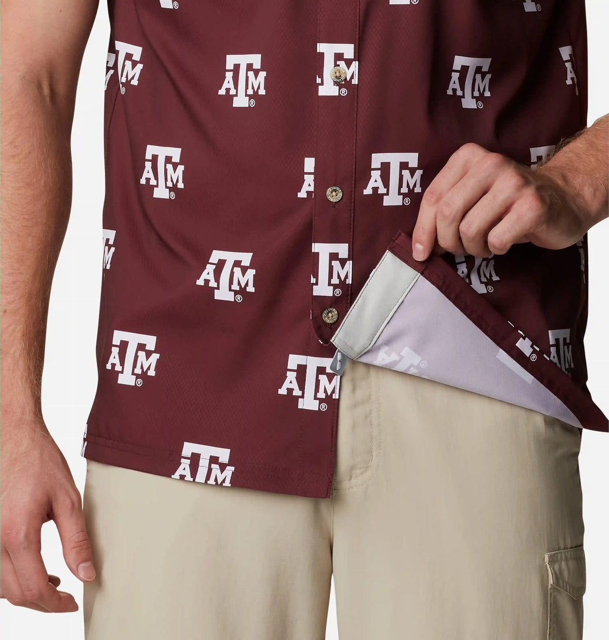 Men's Collegiate PFG Super Slack Tide Shirt - Texas A&M