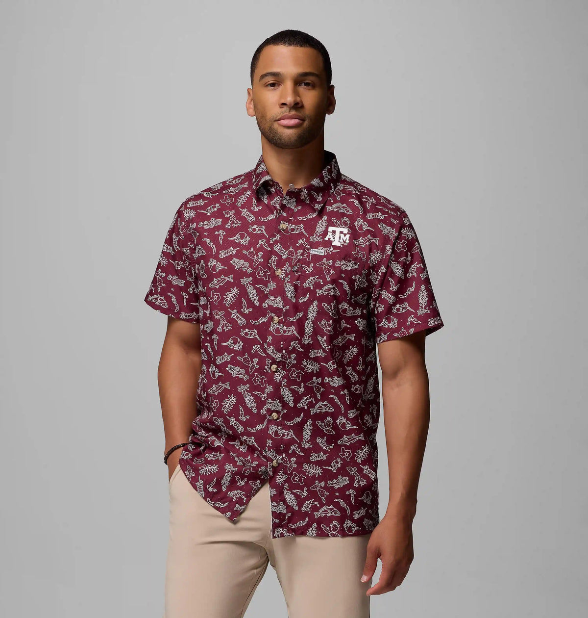 Men's Collegiate PFG Super Slack Tide Shirt - Texas A&M
