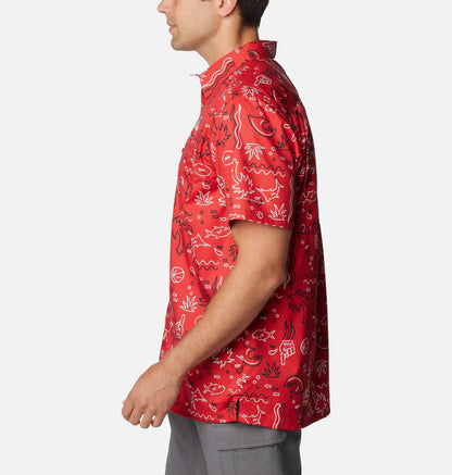 Men's Collegiate PFG Super Slack Tide Shirt - Georgia
