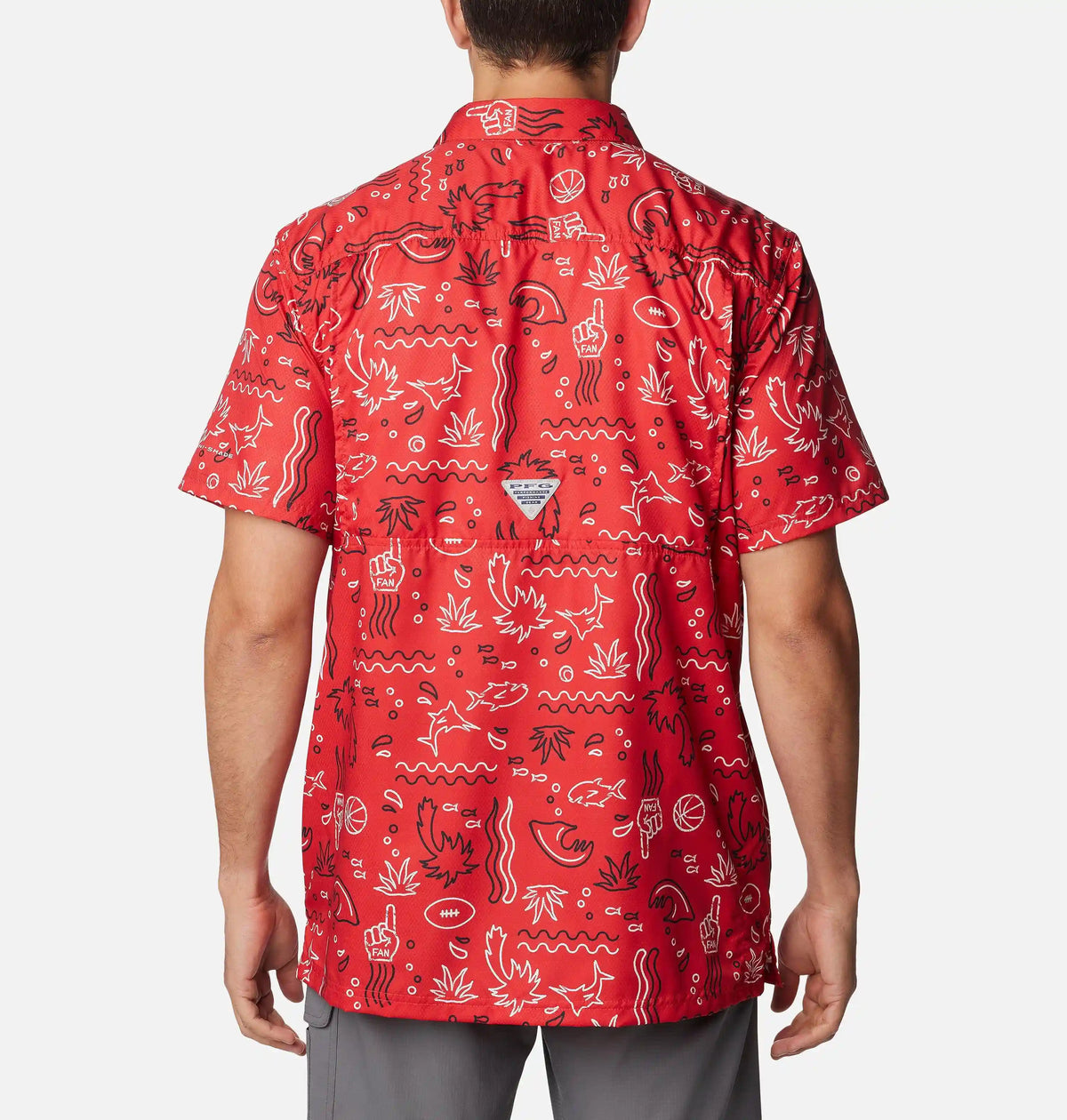 Men's Collegiate PFG Super Slack Tide Shirt - Georgia