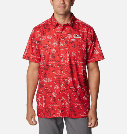 Men's Collegiate PFG Super Slack Tide Shirt - Georgia