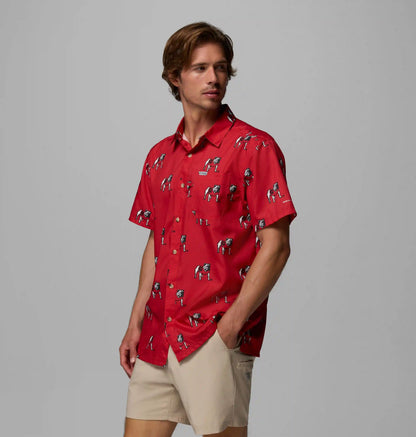 Men's Collegiate PFG Super Slack Tide Shirt - Georgia