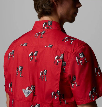 Men's Collegiate PFG Super Slack Tide Shirt - Georgia