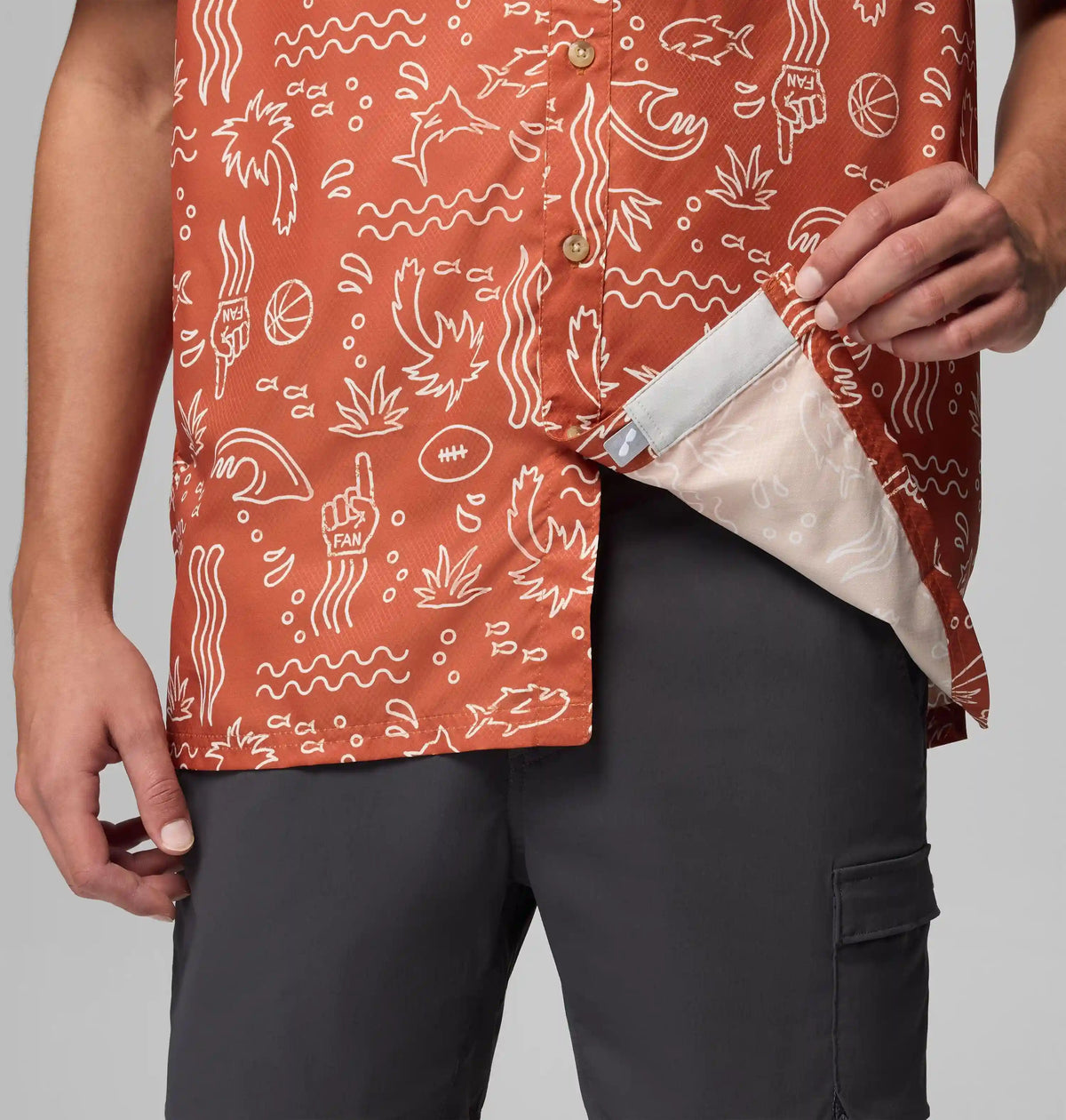 Men's Collegiate PFG Super Slack Tide Shirt - Texas
