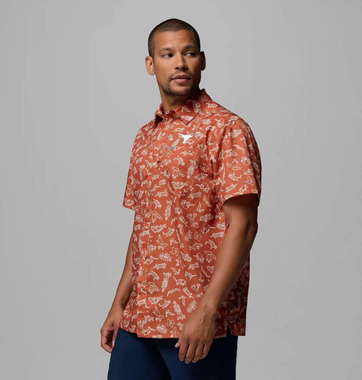 Men's Collegiate PFG Super Slack Tide Shirt - Texas