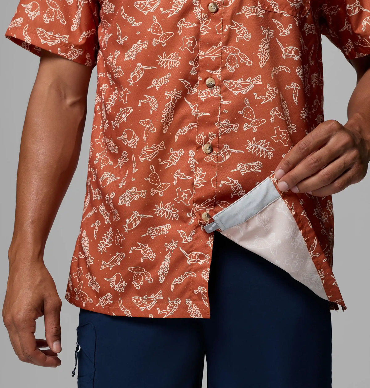 Men's Collegiate PFG Super Slack Tide Shirt - Texas