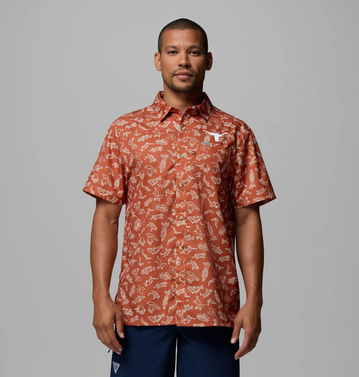 Men's Collegiate PFG Super Slack Tide Shirt - Texas