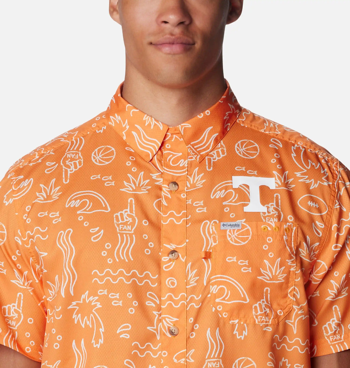 Men's Collegiate PFG Super Slack Tide Shirt - Tennessee