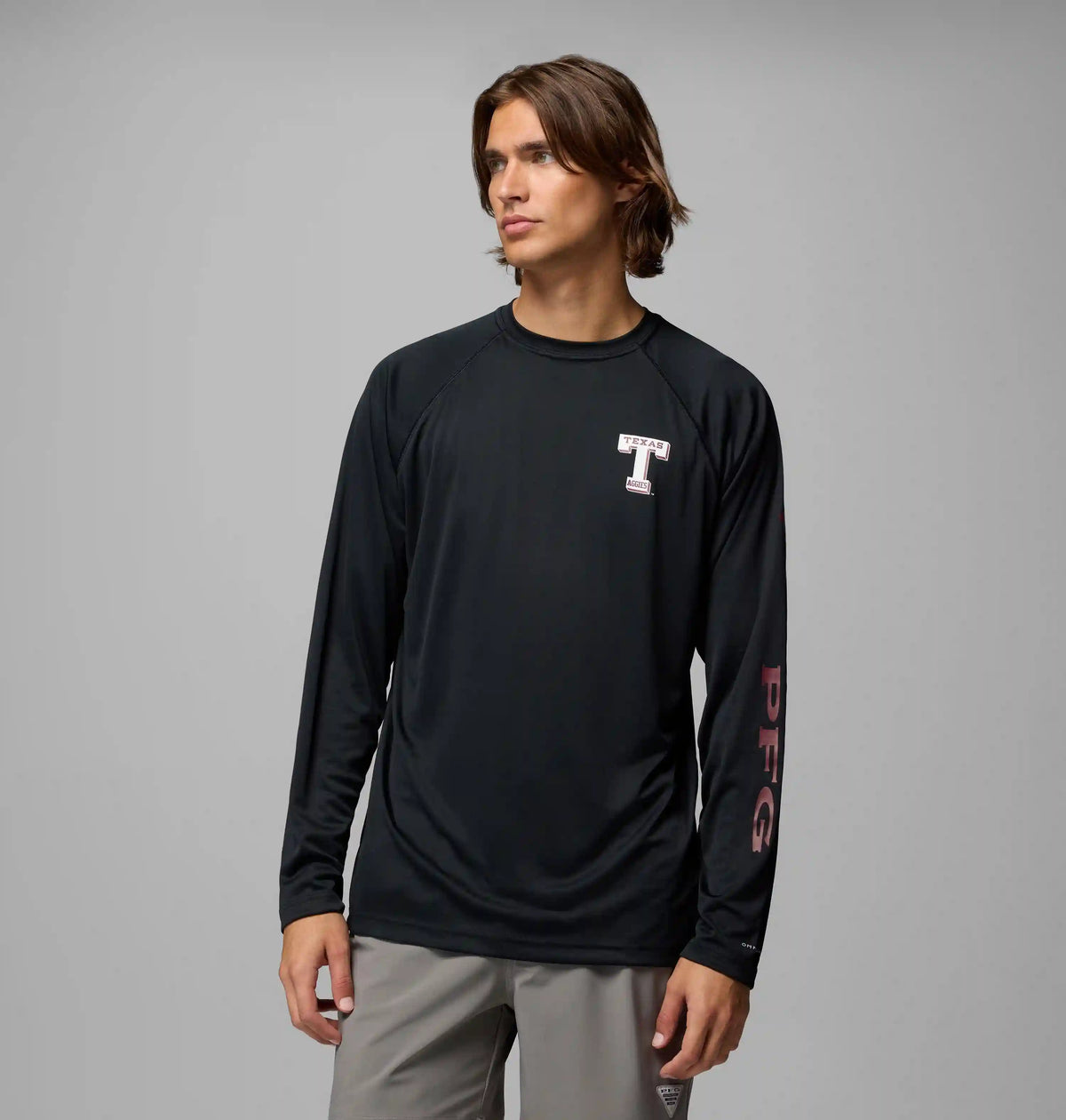 Men's Collegiate PFG Terminal Tackle Long Sleeve Shirt - Texas A&M
