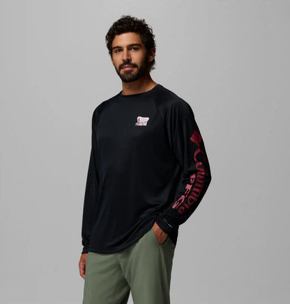 Men's Collegiate PFG Terminal Tackle Long Sleeve Shirt - Oklahoma