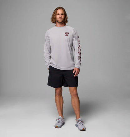 Men's Collegiate PFG Terminal Tackle Long Sleeve Shirt - Texas A&M