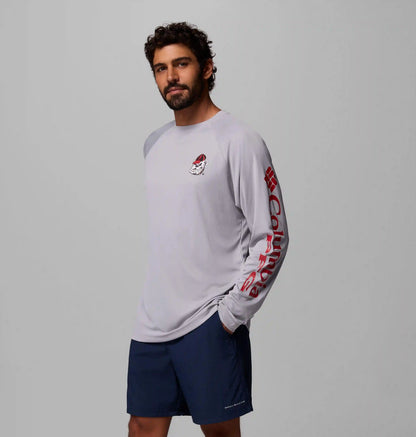Men's Collegiate PFG Terminal Tackle Long Sleeve Shirt - Georgia