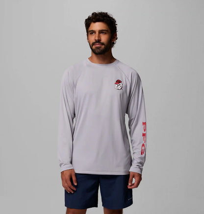 Men's Collegiate PFG Terminal Tackle Long Sleeve Shirt - Georgia