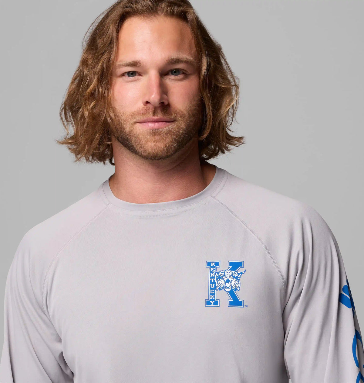 Men's Collegiate PFG Terminal Tackle Long Sleeve Shirt - Kentucky