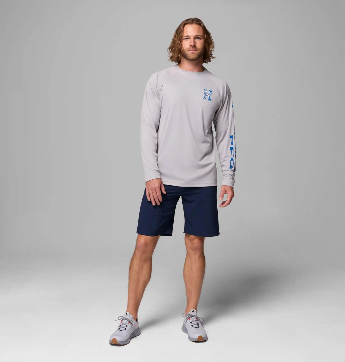 Men's Collegiate PFG Terminal Tackle Long Sleeve Shirt - Kentucky