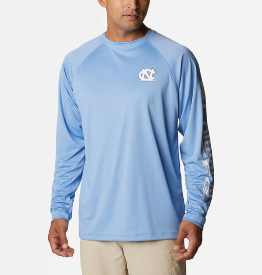 Men's Collegiate PFG Terminal Tackle Long Sleeve Shirt - North Carolina