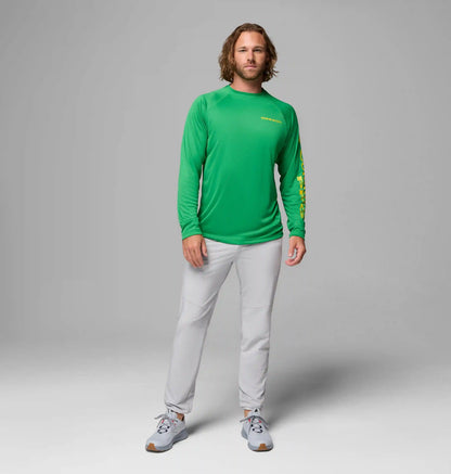 Men's Collegiate PFG Terminal Tackle Long Sleeve Shirt - Oregon