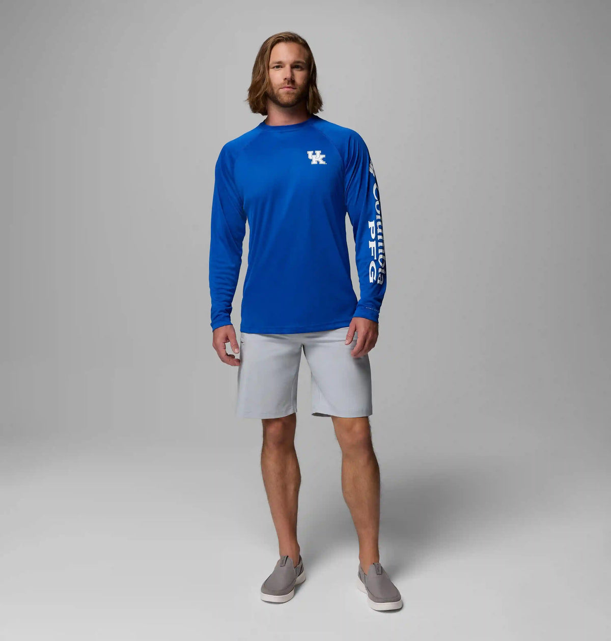 Men's Collegiate PFG Terminal Tackle Long Sleeve Shirt - Kentucky