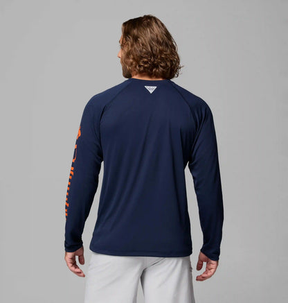 Men's Collegiate PFG Terminal Tackle Long Sleeve Shirt - Auburn