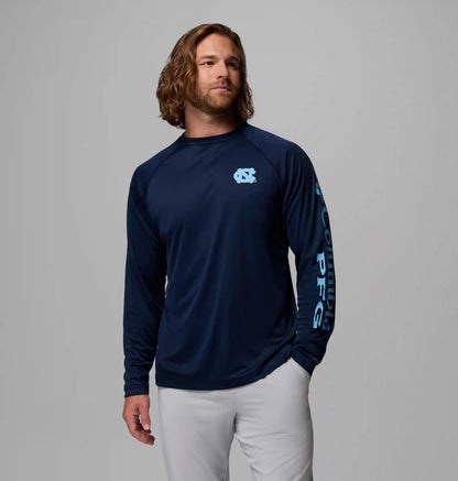 Men's Collegiate PFG Terminal Tackle Long Sleeve Shirt - North Carolina