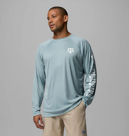 Men's Collegiate PFG Terminal Tackle Long Sleeve Shirt - Texas A&M