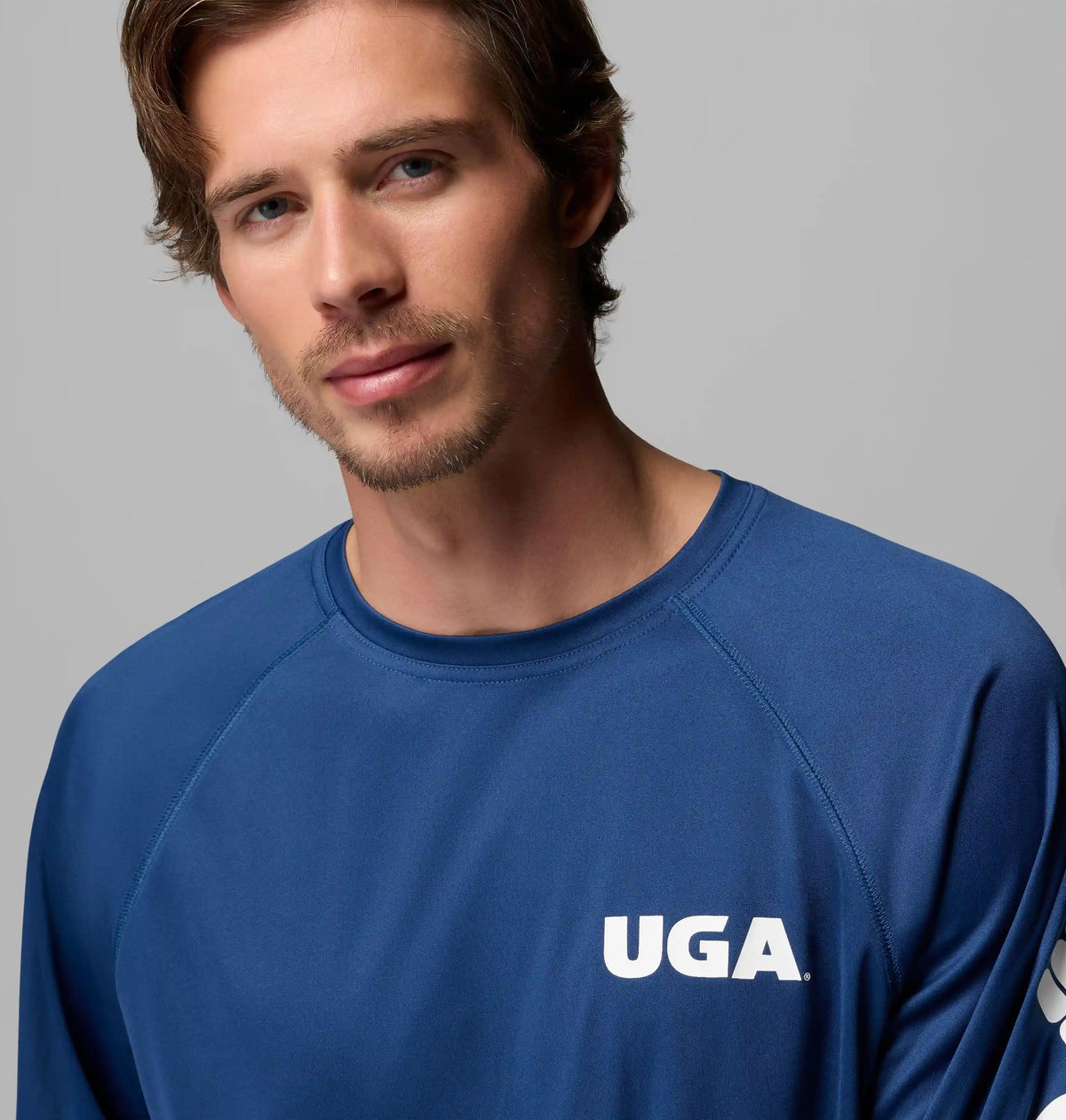 Men's Collegiate PFG Terminal Tackle Long Sleeve Shirt - Georgia