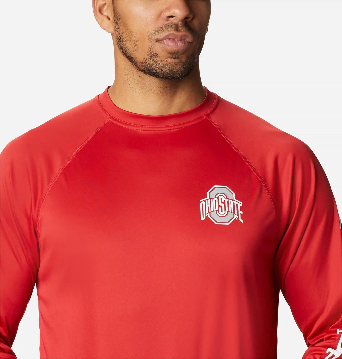 Men's Collegiate PFG Terminal Tackle Long Sleeve Shirt - Ohio State